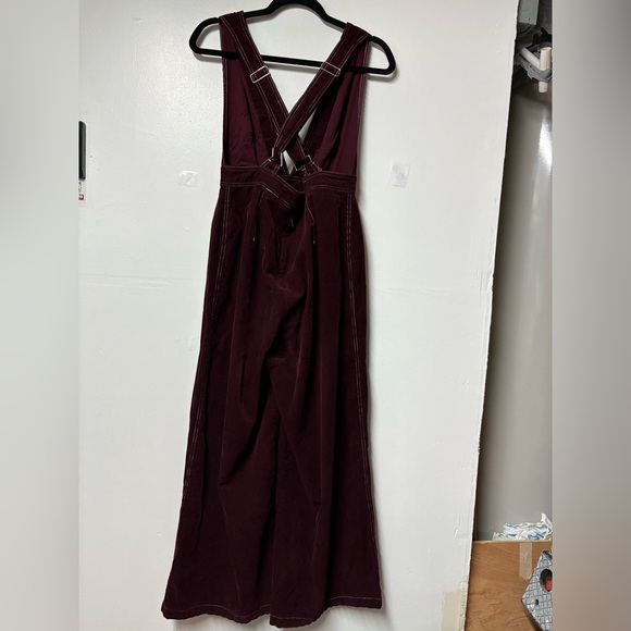 Wild Fable Dark Red Corduroy Jumpsuit - Picture 4 of 7